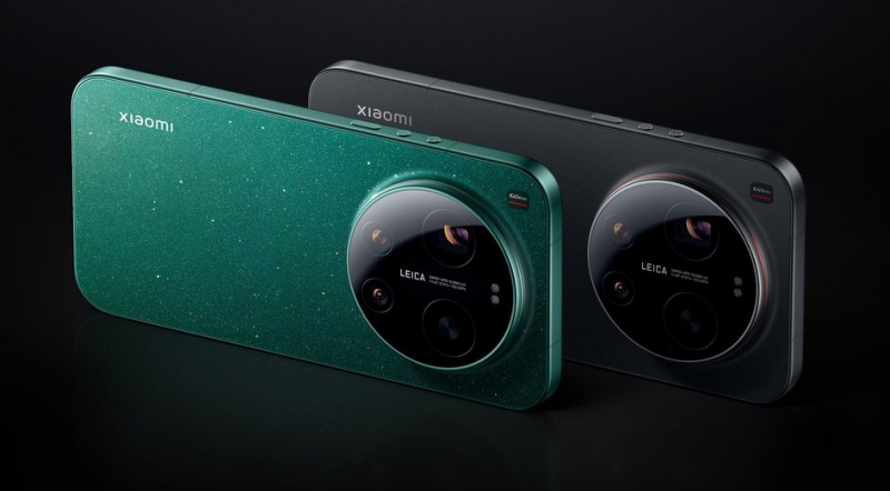 Xiaomi 17 Ultra черный и зеленый