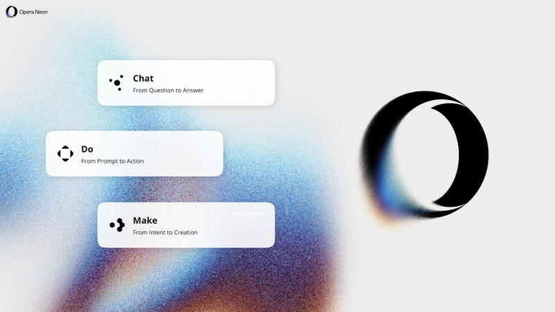 Новый ИИ-браузер Opera Neon