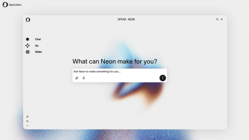 Новый ИИ-браузер Opera Neon