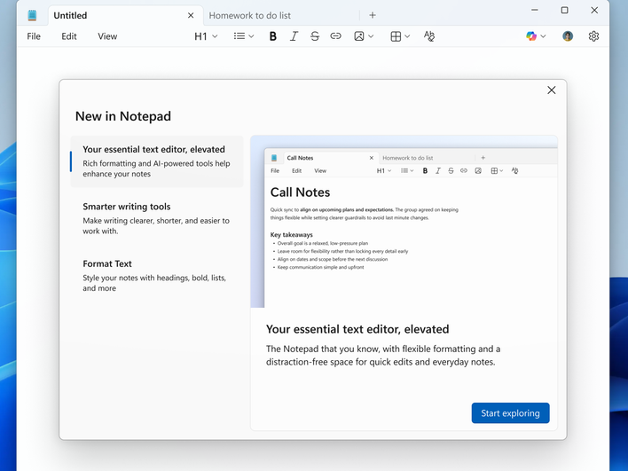 Обновление в Notepad
