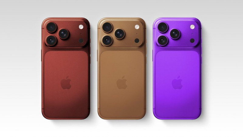 возможные расцветки iPhone 18 Pro Max