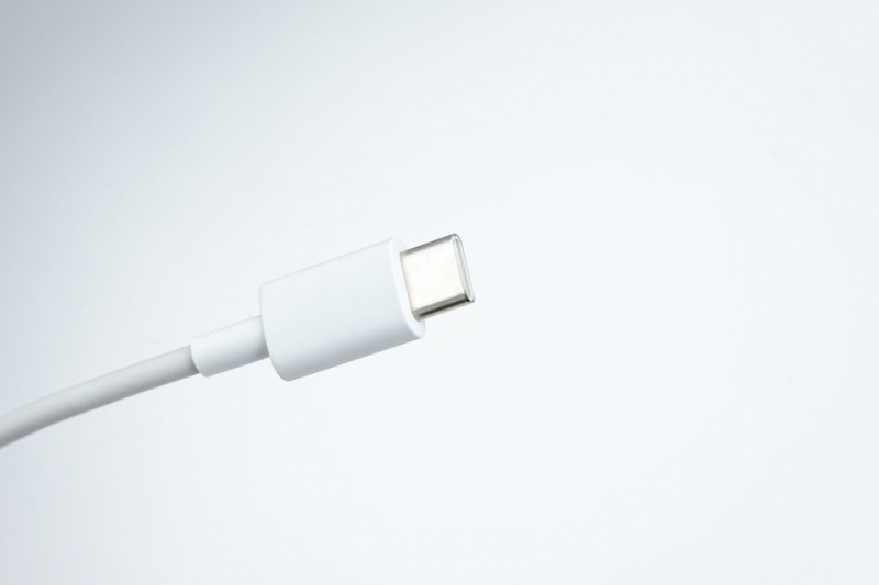 кабель USB-C крупным планом