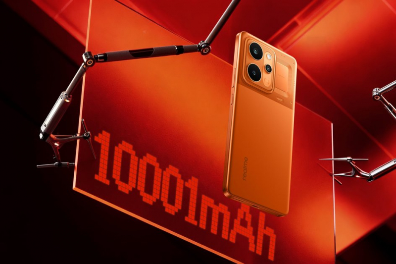 realme P4 Power оранжевый