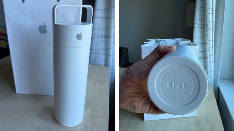 Бутылка для воды от бренда Apple