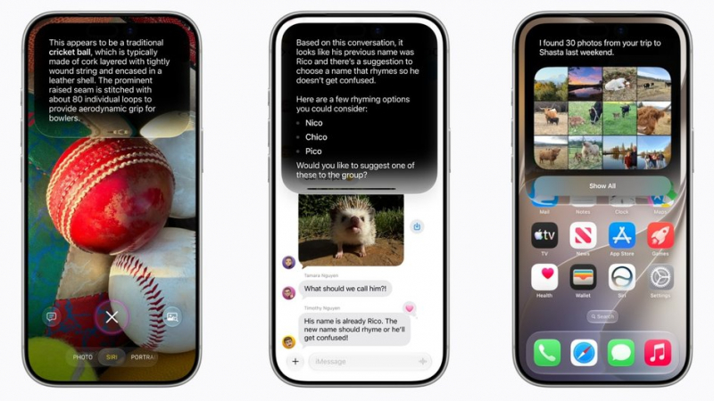 Siri AI на Apple iPhone
