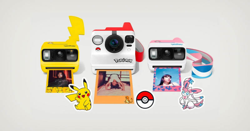 Коллекция камер Polaroid и Pokemon внешний вид