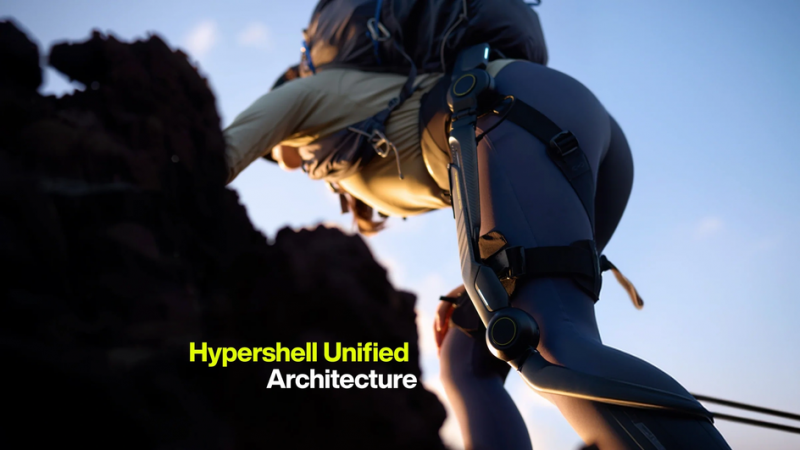 HyperShell Halo на бедрах