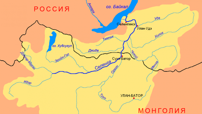 Бассейн реки Селенга
